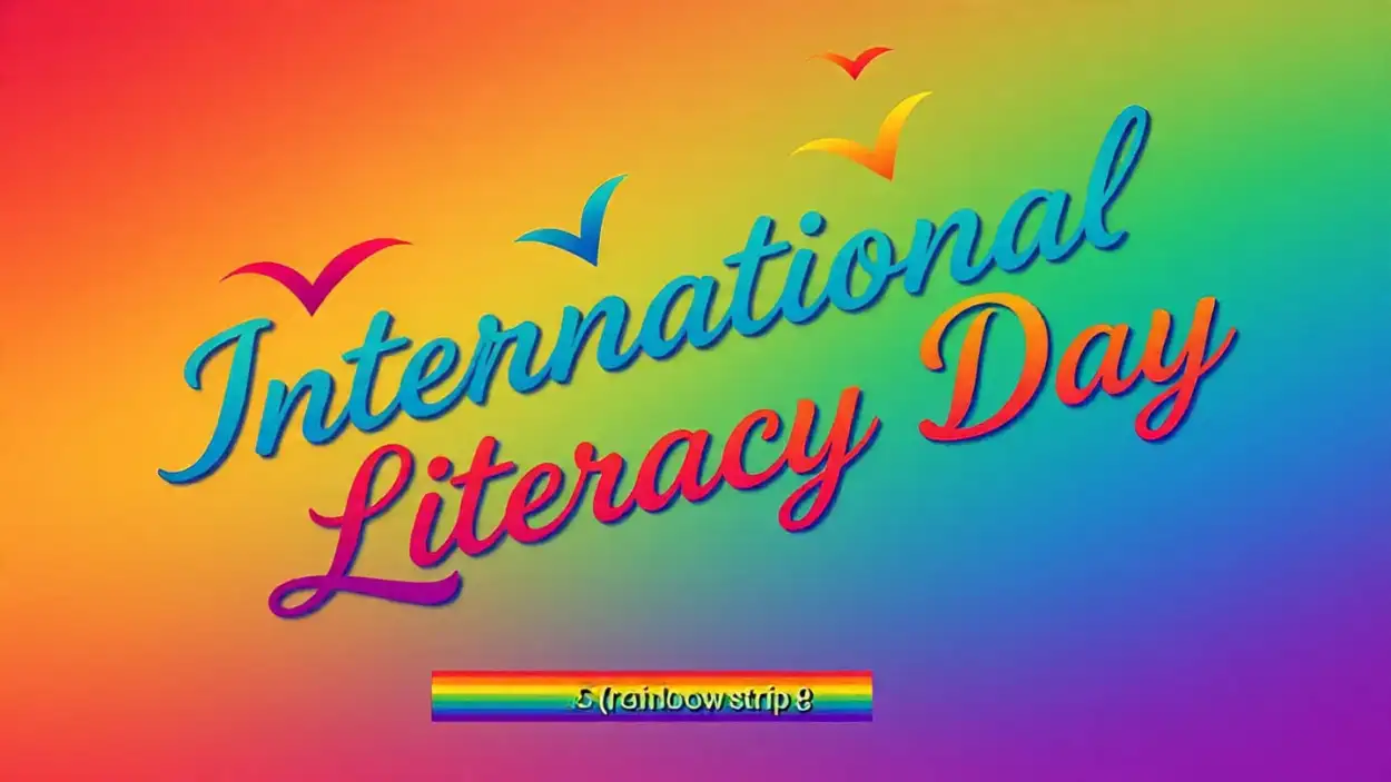 Free Download International Literacy Day School Activity Poster Design - High Quality International Literacy Day Background
