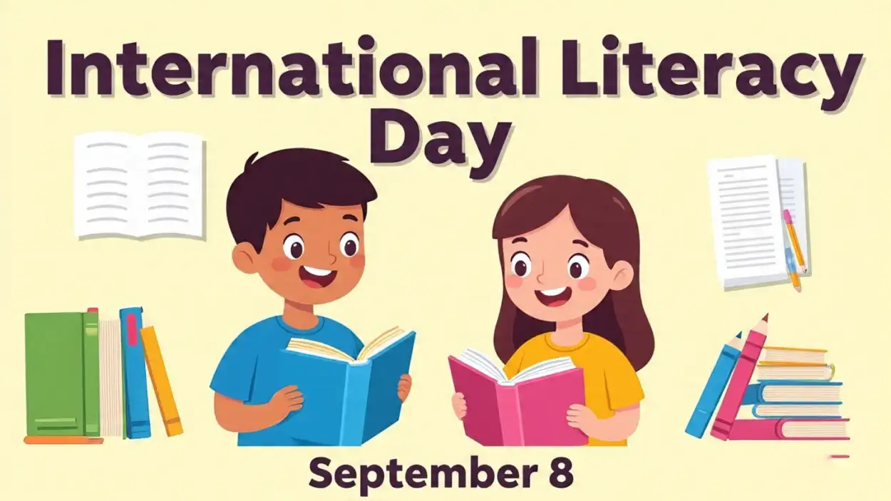 Free Download International Literacy Day Vector Illustration Hd - High Quality International Literacy Day Image