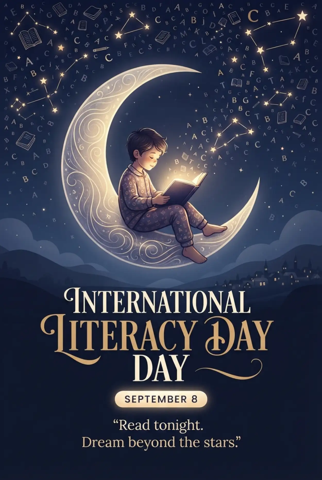Free Download International Literacy Day Vector Illustration - High Quality International Literacy Day Image