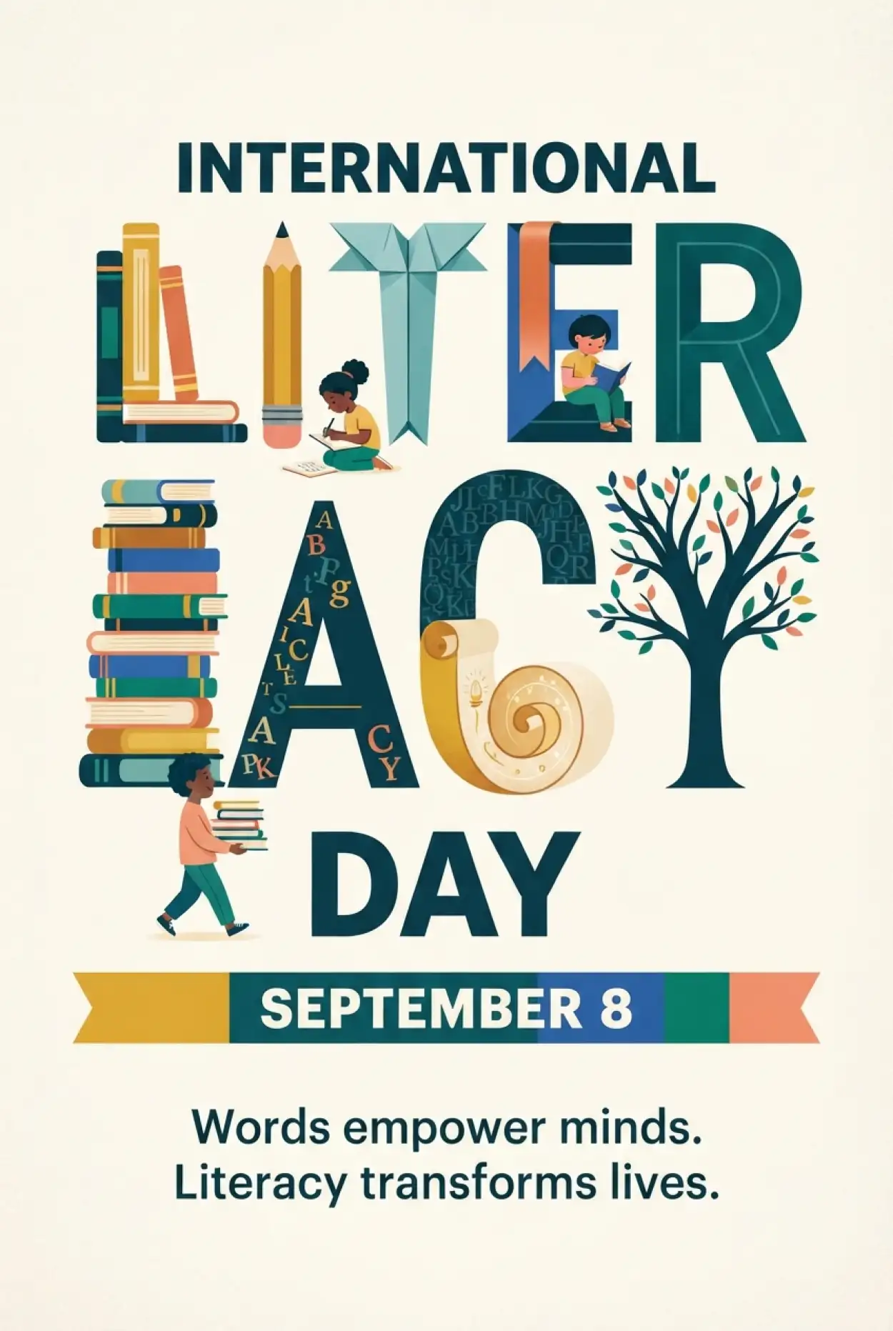 Free Download International Literacy Day Vector - High Quality International Literacy Day Image