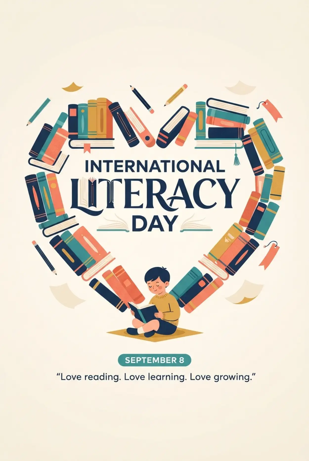 Free Download International Literacy Day Wishes For Teachers - High Quality International Literacy Day Image