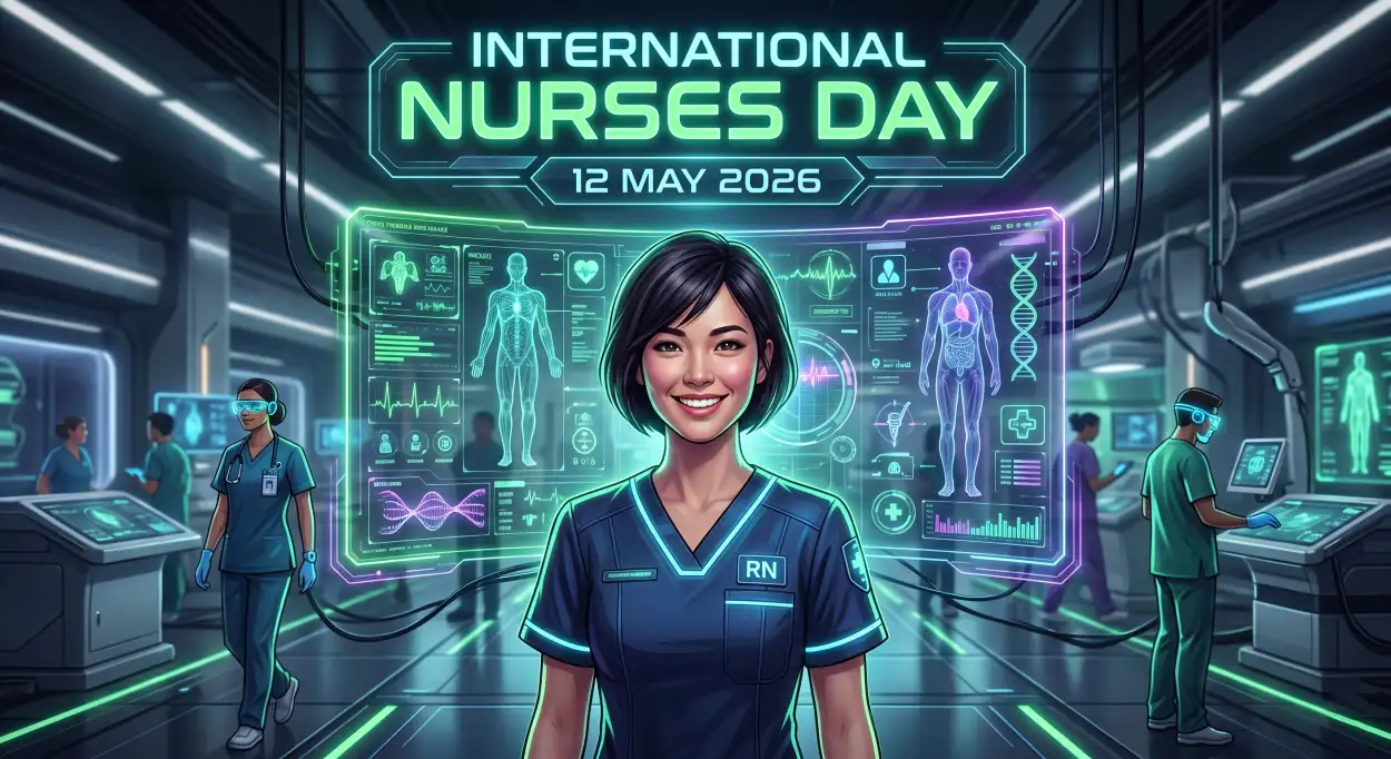 Free Download International Nurses Day 2026 Aesthetic Background - High Quality International Nurses Day 2026 Wishes Background Image