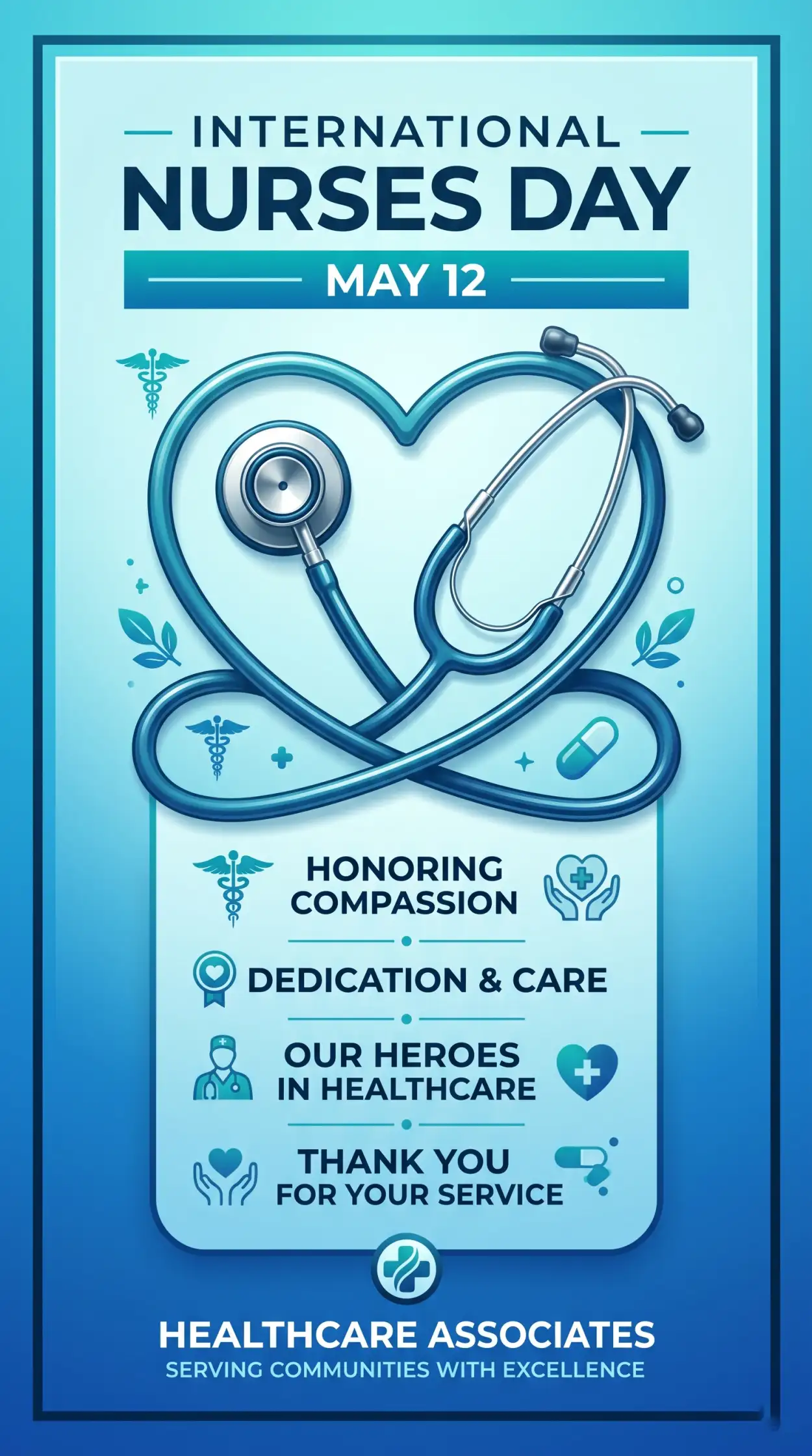 Free Download International Nurses Day 2026 Appreciation Certificate Template - High Quality International Nurses Day 2026 Wishes Image