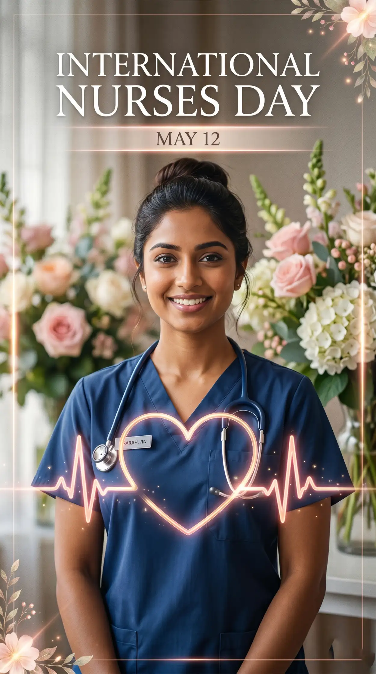 Free Download International Nurses Day 2026 Best Nurse Appreciation Lines - High Quality International Nurses Day 2026 Wishes Image