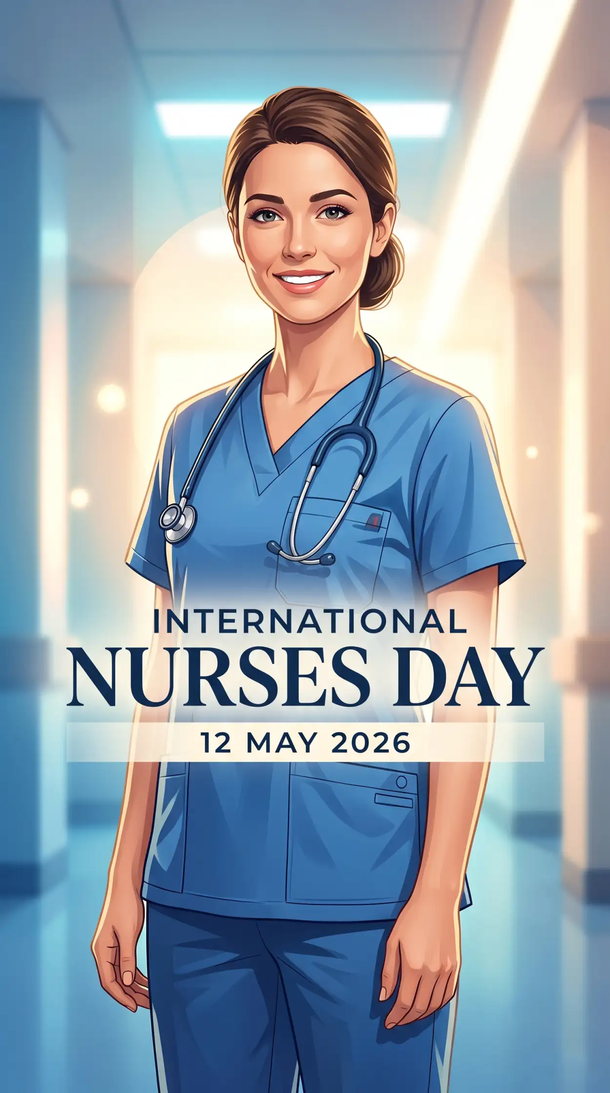 Free Download International Nurses Day 2026 Editable Psd - High Quality International Nurses Day 2026 Wishes Image