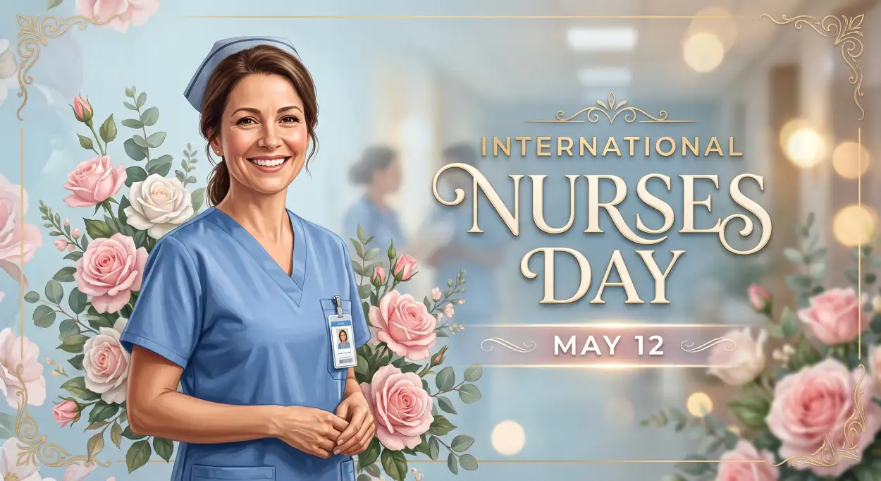 Free Download International Nurses Day 2026 Facebook Cover - High Quality International Nurses Day 2026 Wishes Image