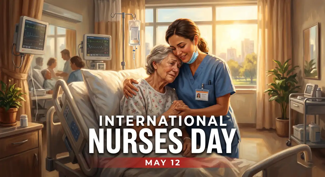 Free Download International Nurses Day 2026 Facebook Post Template - High Quality International Nurses Day 2026 Wishes Image