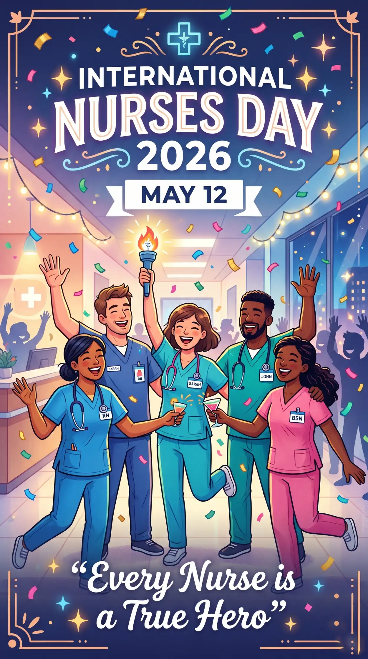 Free Download International Nurses Day 2026 Hospital Event Ideas - High Quality International Nurses Day 2026 Wishes Image