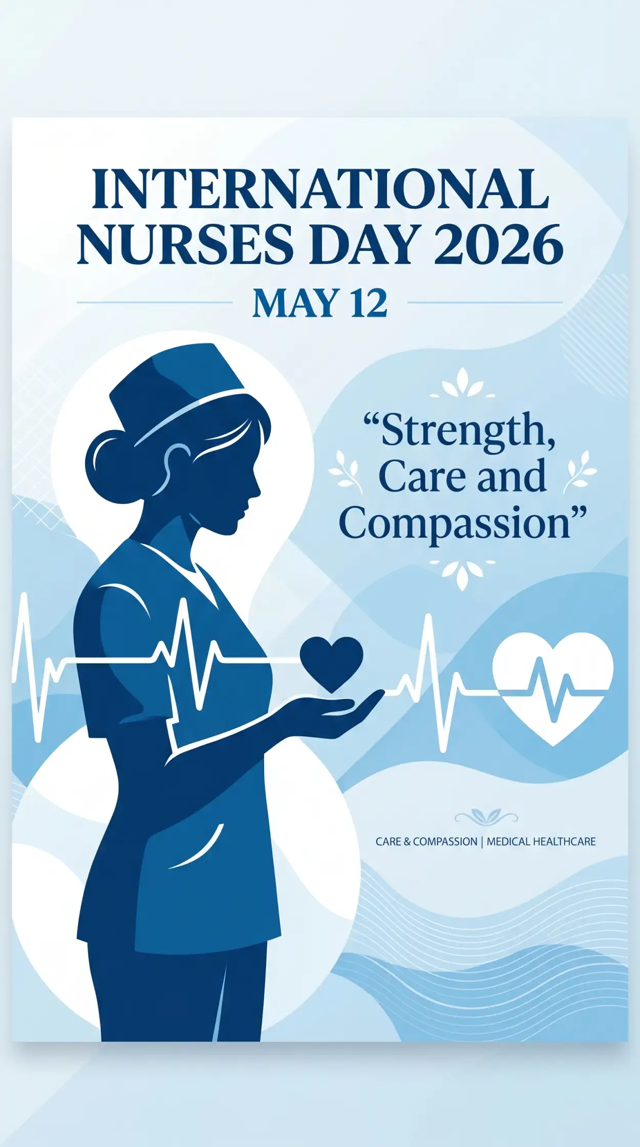 Free Download International Nurses Day 2026 Nurse Day Template - High Quality International Nurses Day 2026 Wishes Image