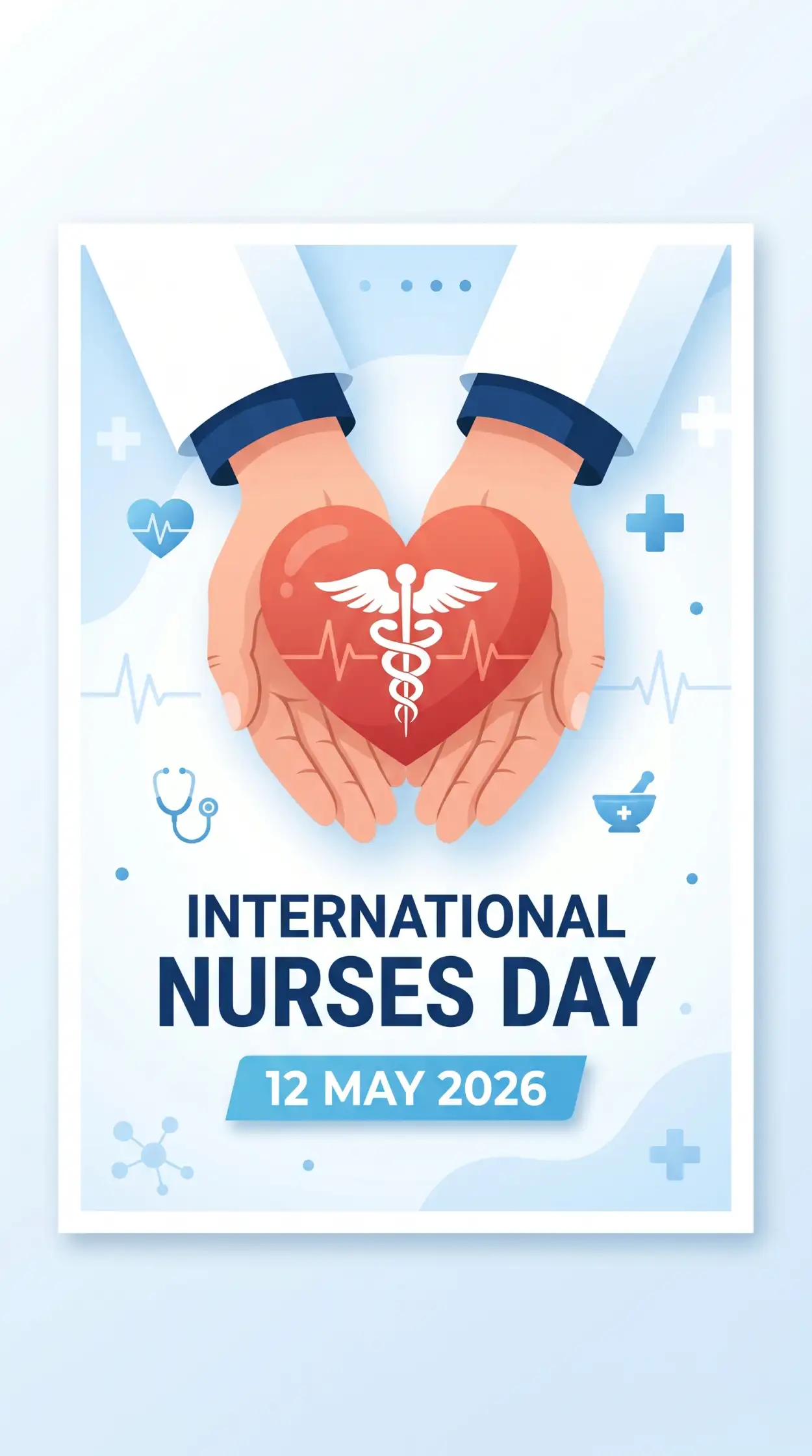 Free Download International Nurses Day 2026 Nurse Logo Design - High Quality International Nurses Day 2026 Wishes Image