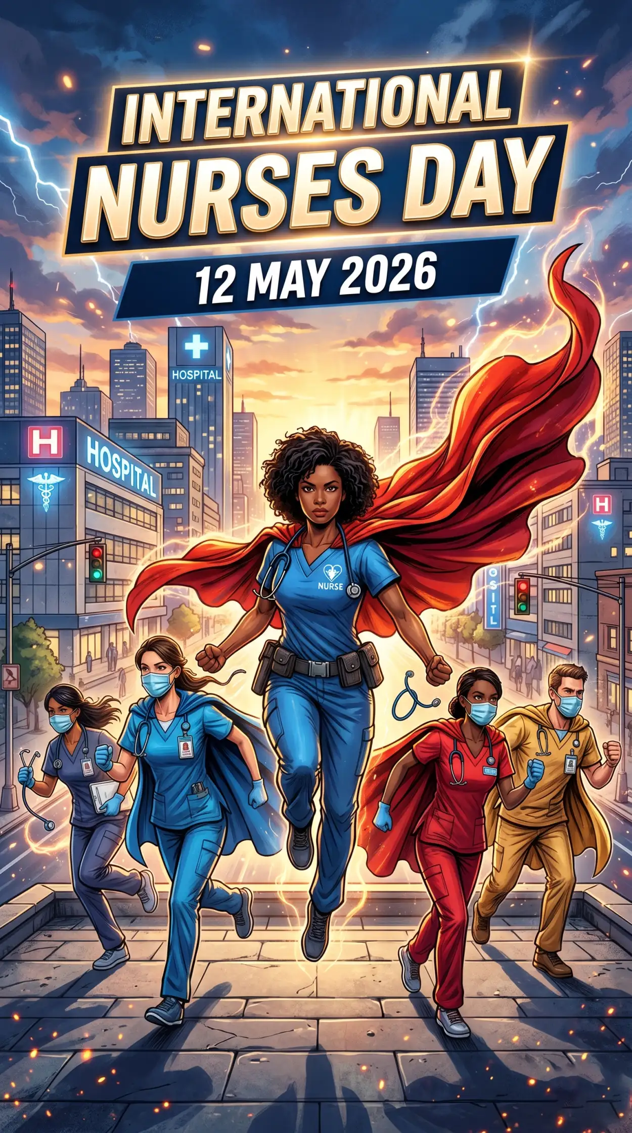 Free Download International Nurses Day 2026 Poster - High Quality International Nurses Day 2026 Wishes Image