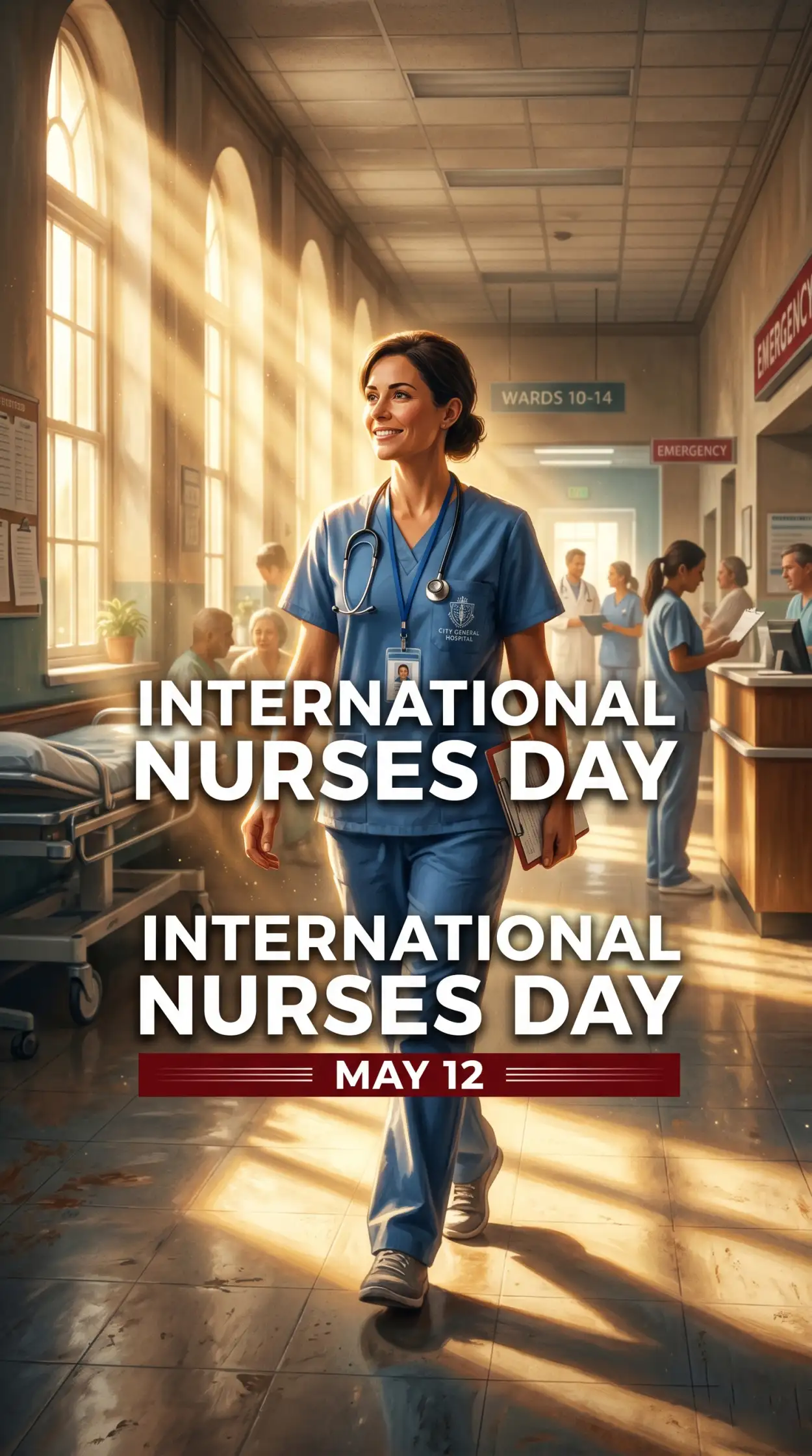 Free Download International Nurses Day 2026 Professional Nurse Quotes - High Quality International Nurses Day 2026 Wishes Image