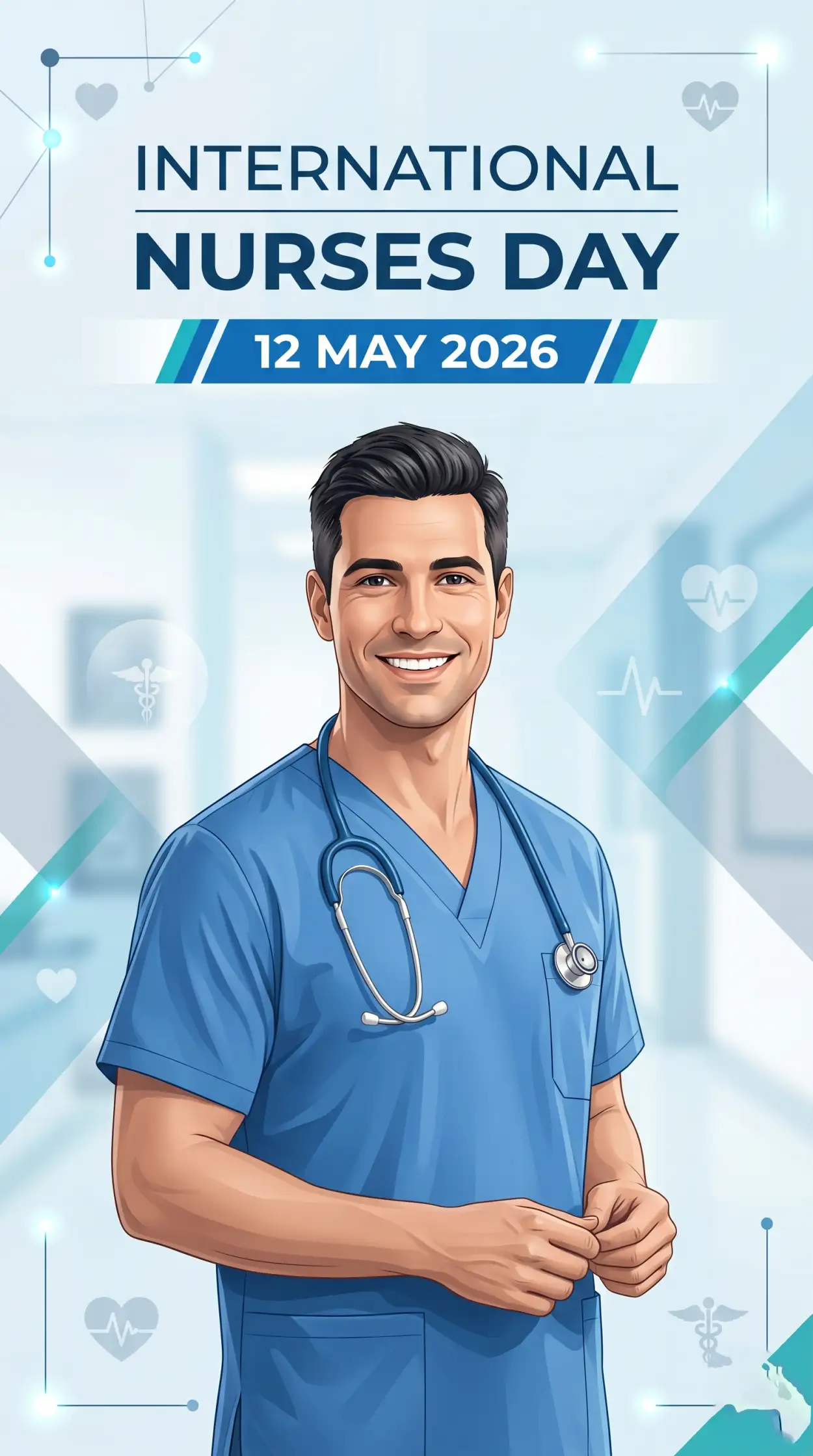 Free Download International Nurses Day 2026 Reel Ideas - High Quality International Nurses Day 2026 Wishes Image