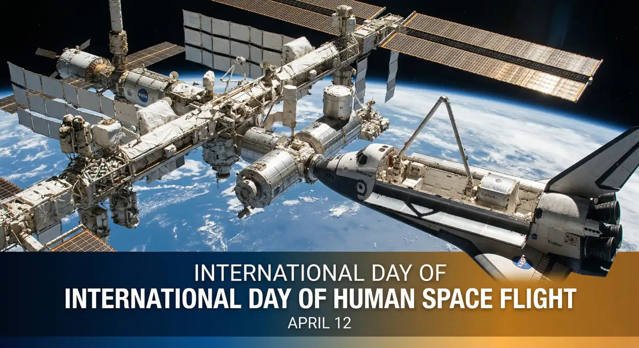 Free Download International Space Day Hd Wallpaper Free - High Quality International Day Of Human Space Flight 2026 Image