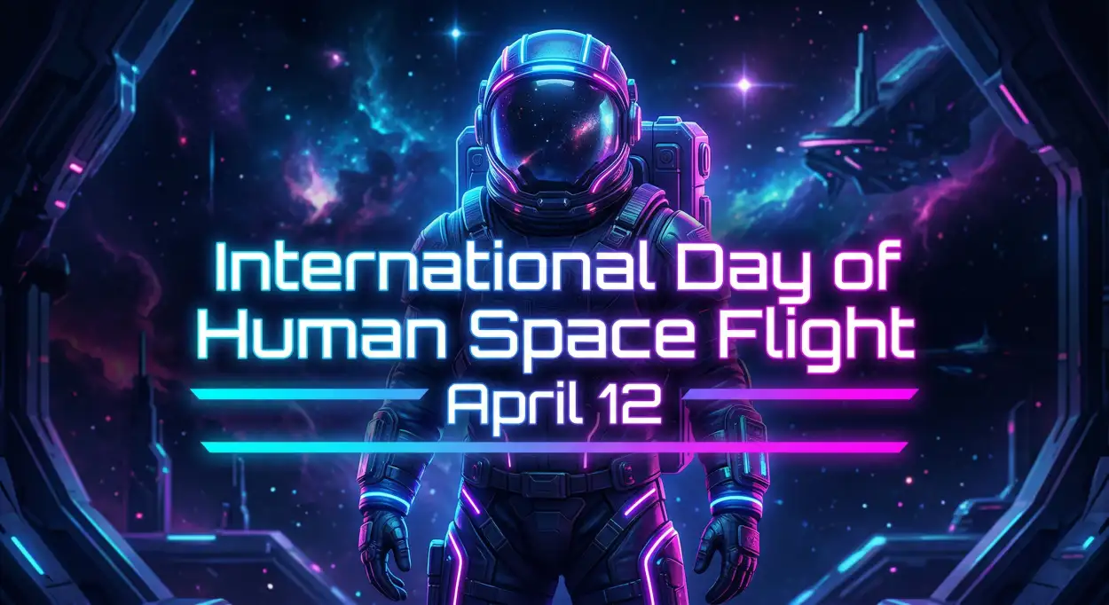 Free Download International Space Flight Day Png 2026 - High Quality International Day Of Human Space Flight 2026 Transparent PNG
