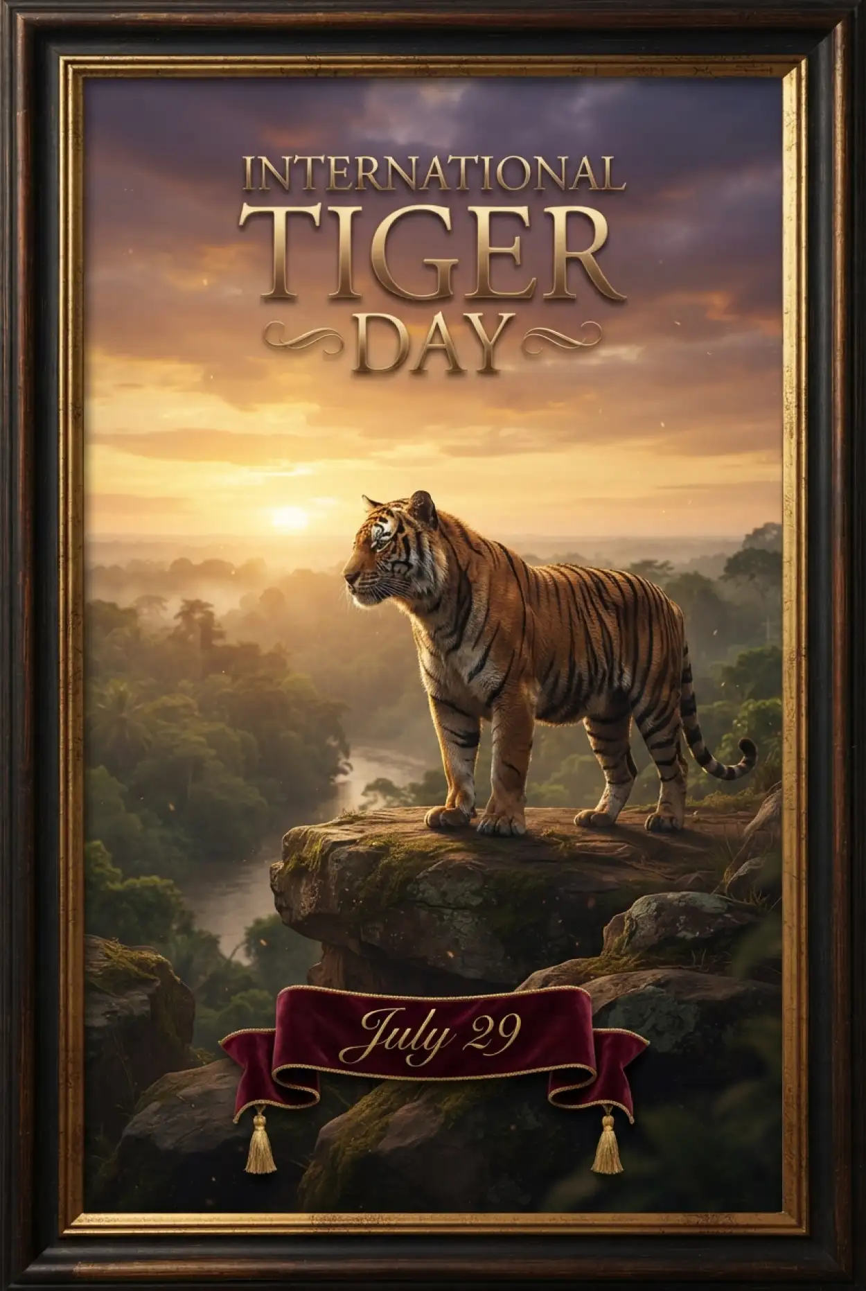 Free Download International Tiger Day 2026 Editable Template - High Quality International Tiger Day 2026 Image