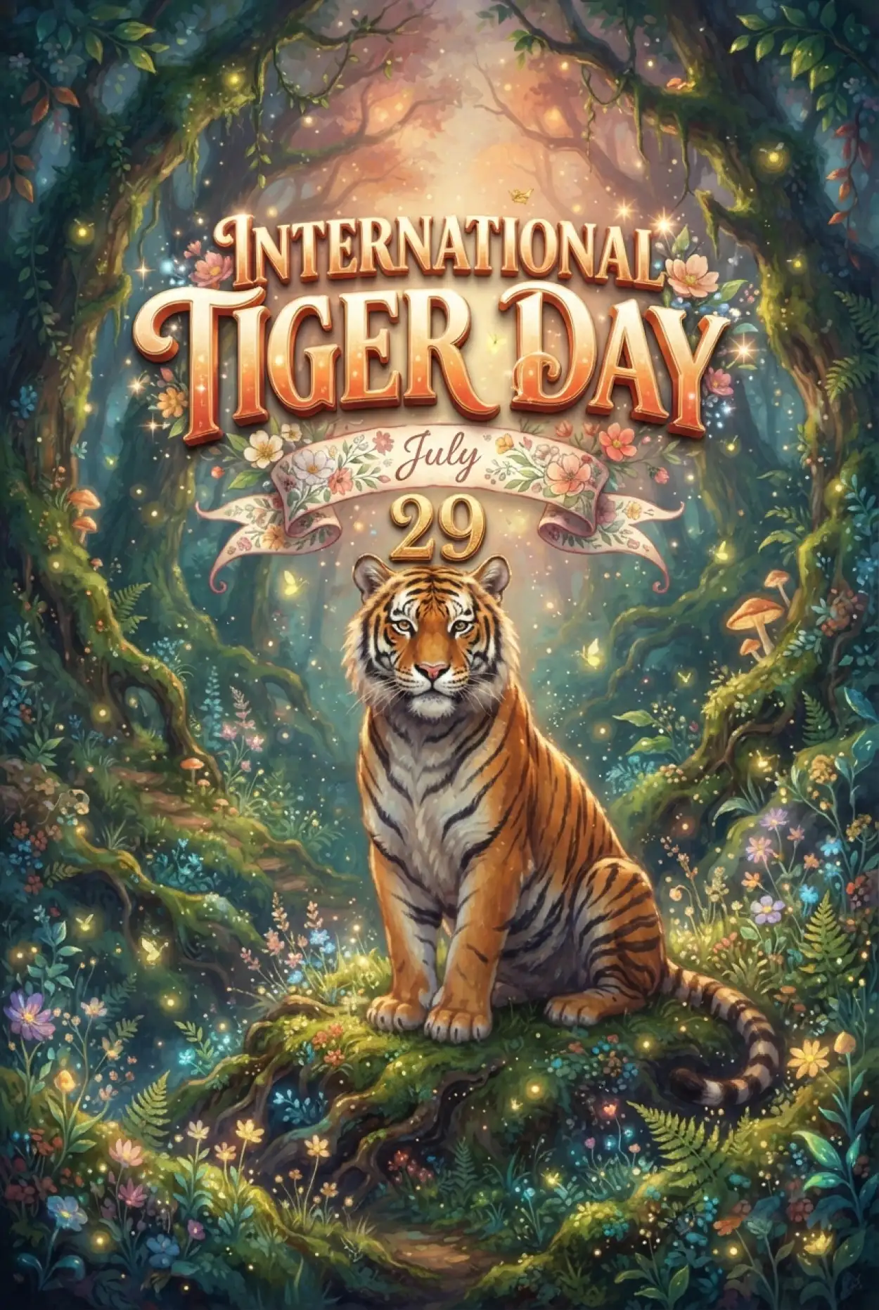 Free Download International Tiger Day 2026 Logo Design - High Quality International Tiger Day 2026 Image