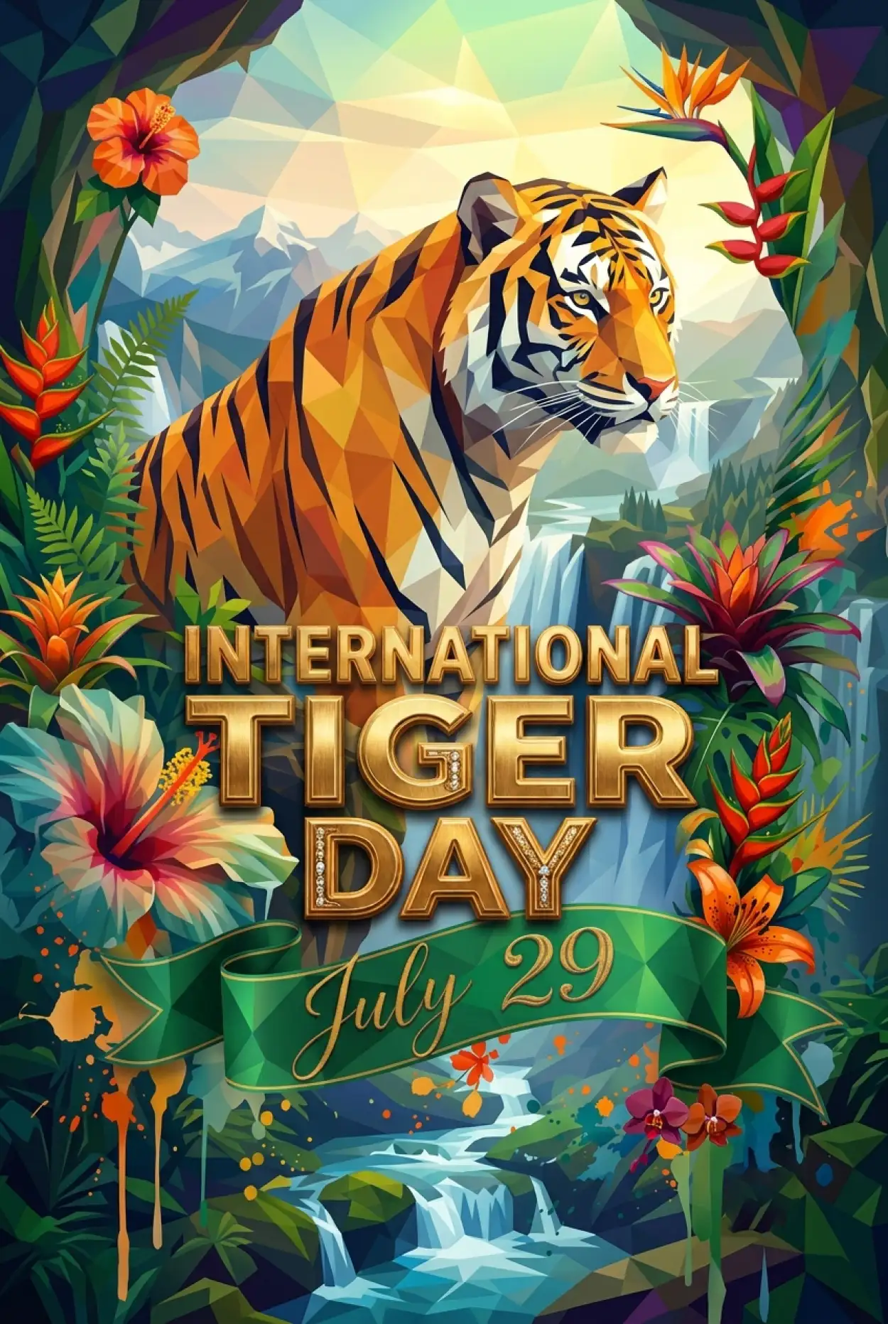 Free Download International Tiger Day 2026 Poster - High Quality International Tiger Day 2026 Image