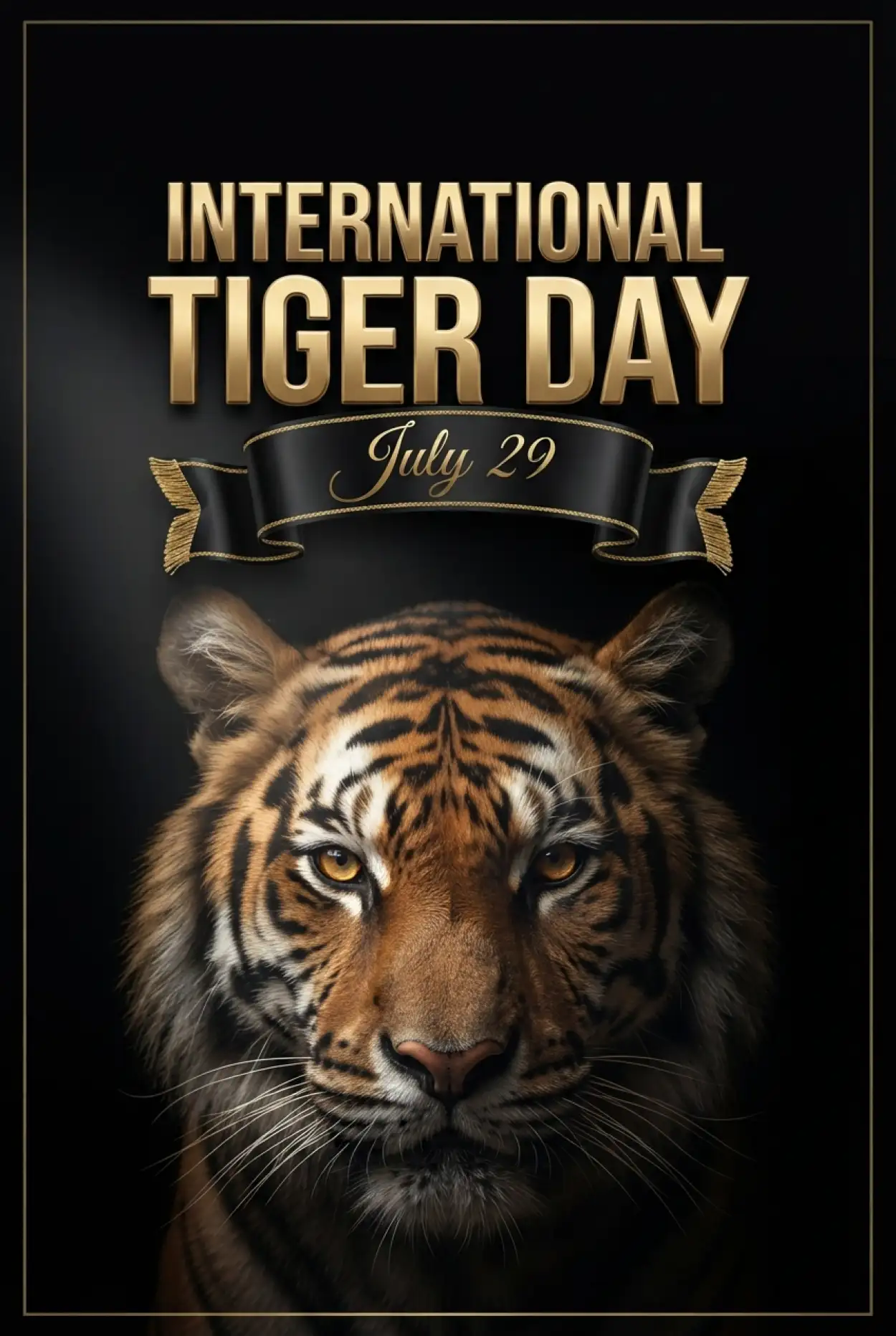 Free Download International Tiger Day 2026 Premium Design - High Quality International Tiger Day 2026 Image