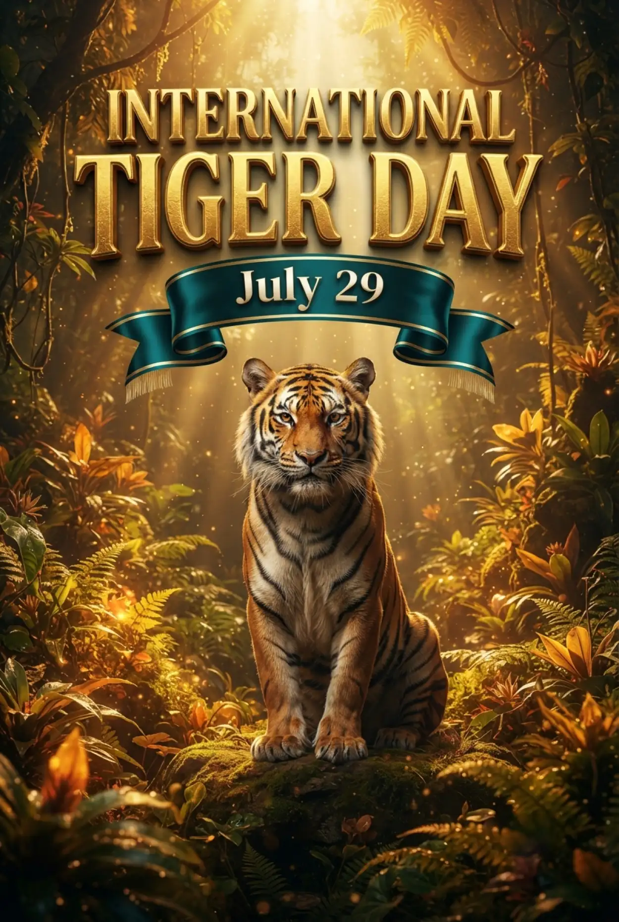 Free Download International Tiger Day 2026 Transparent Png - High Quality International Tiger Day 2026 Transparent PNG