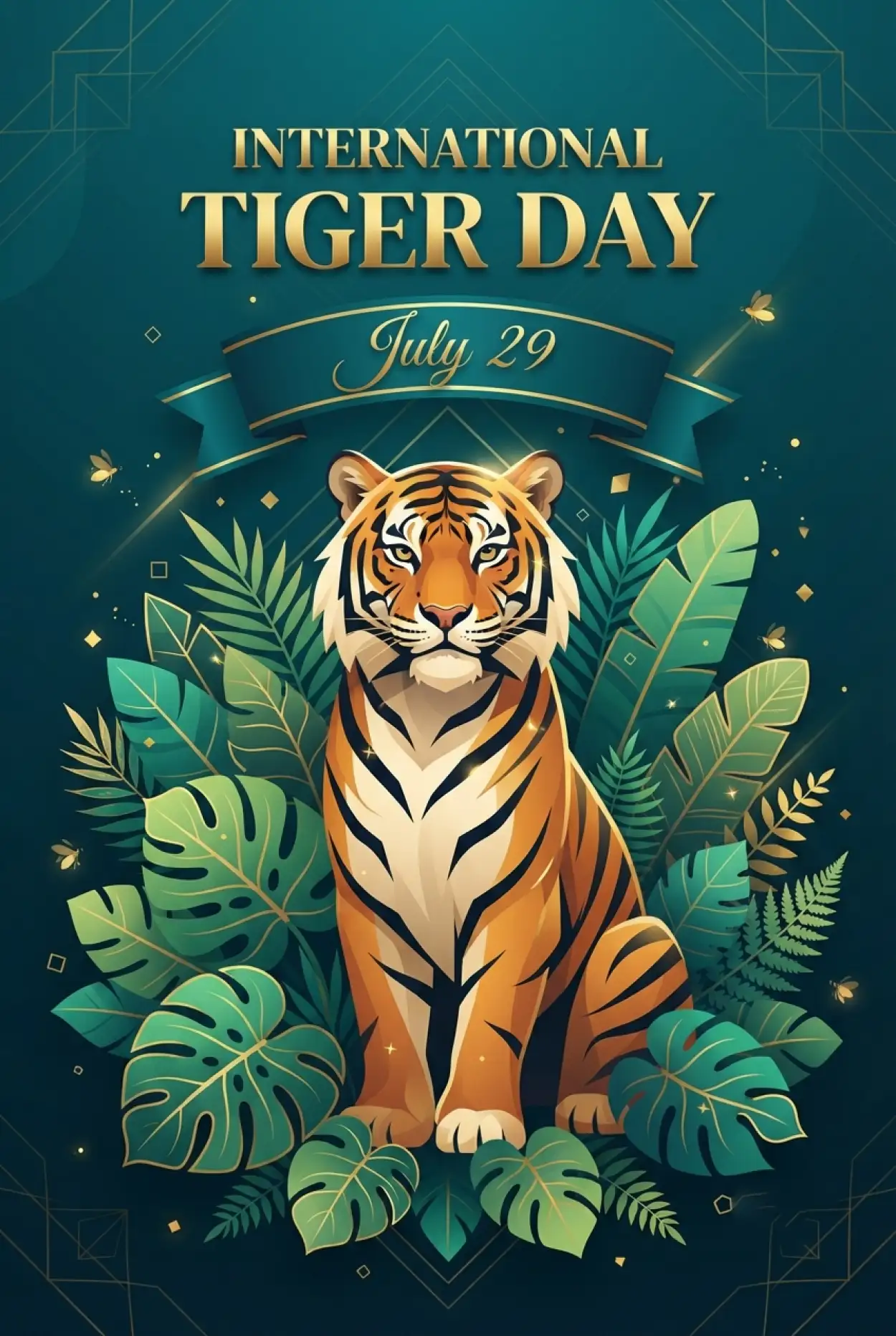 Free Download International Tiger Day 2026 Vector Illustration - High Quality International Tiger Day 2026 Image
