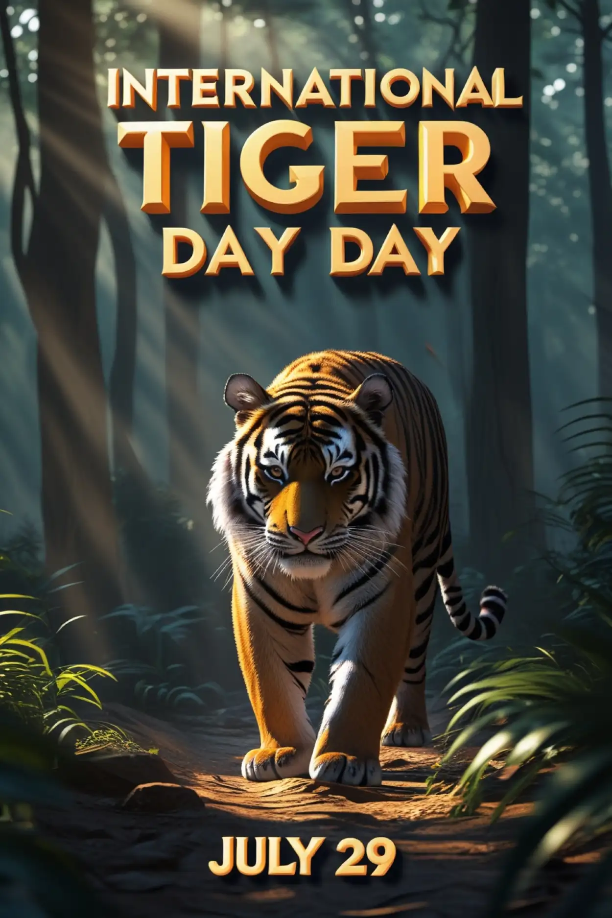 Free Download International Tiger Day Logo Png - High Quality International Tiger Day PNG Image