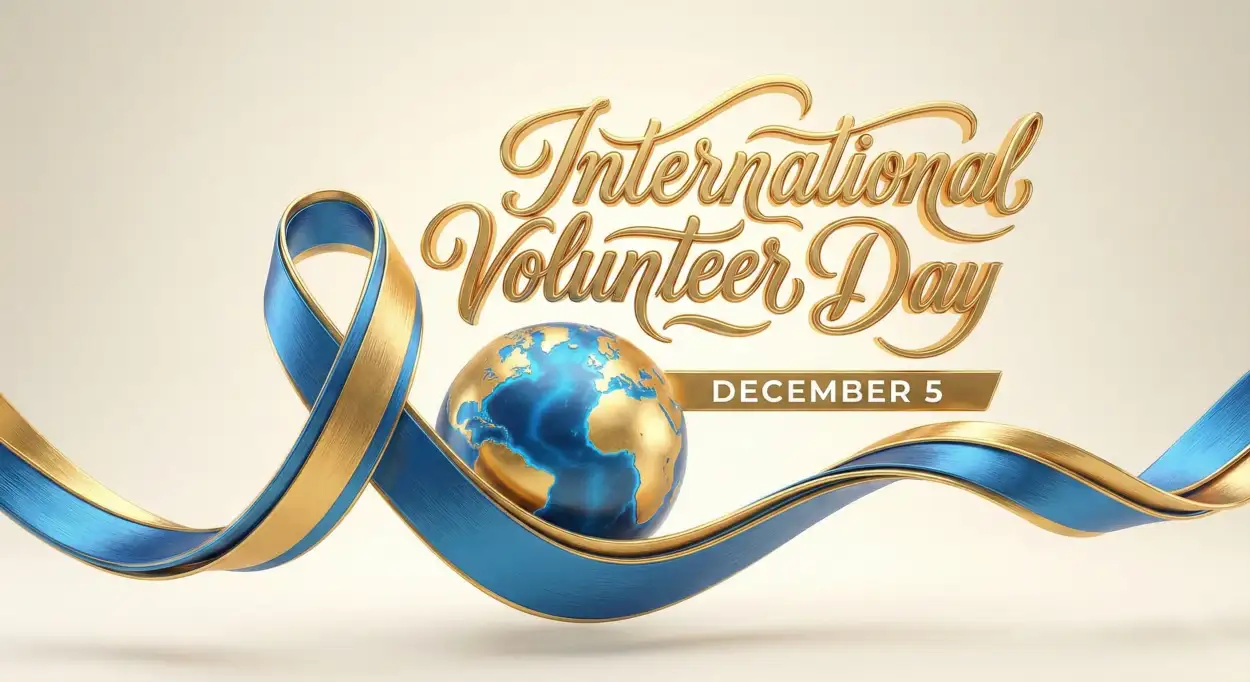 Free Download International Volunteer Day School Celebration Invitation - High Quality International Volunteer Day Background