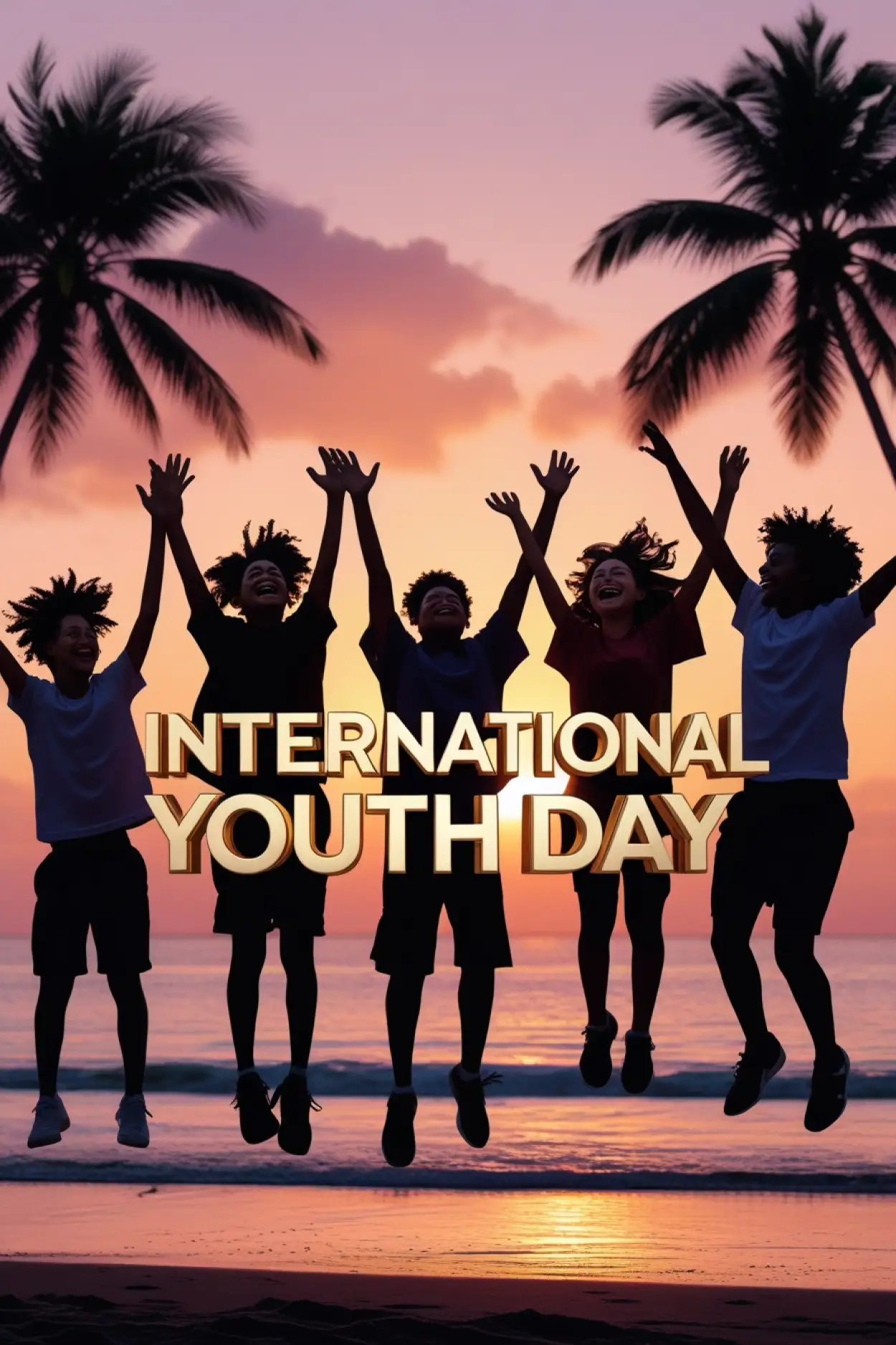 Free Download International Youth Day 2025 YouTube Thumbnail - High Quality International Youth Day Background