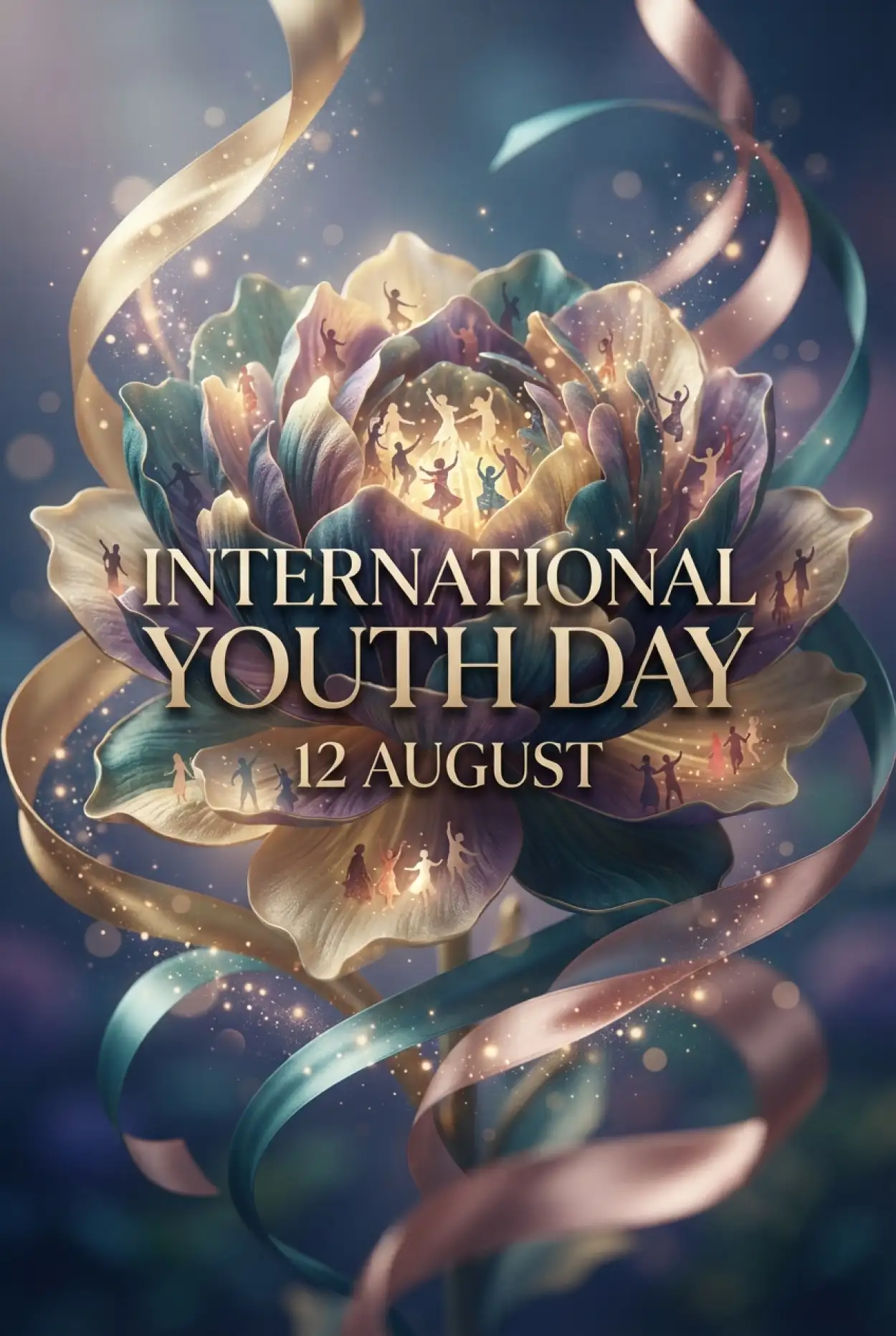 Free Download International Youth Day 2026 Abstract Background - High Quality International Youth Day 2026 Background Image