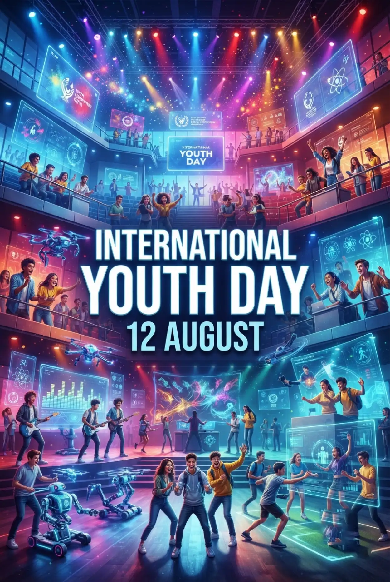 Free Download International Youth Day 2026 Instagram Story - High Quality International Youth Day 2026 Image
