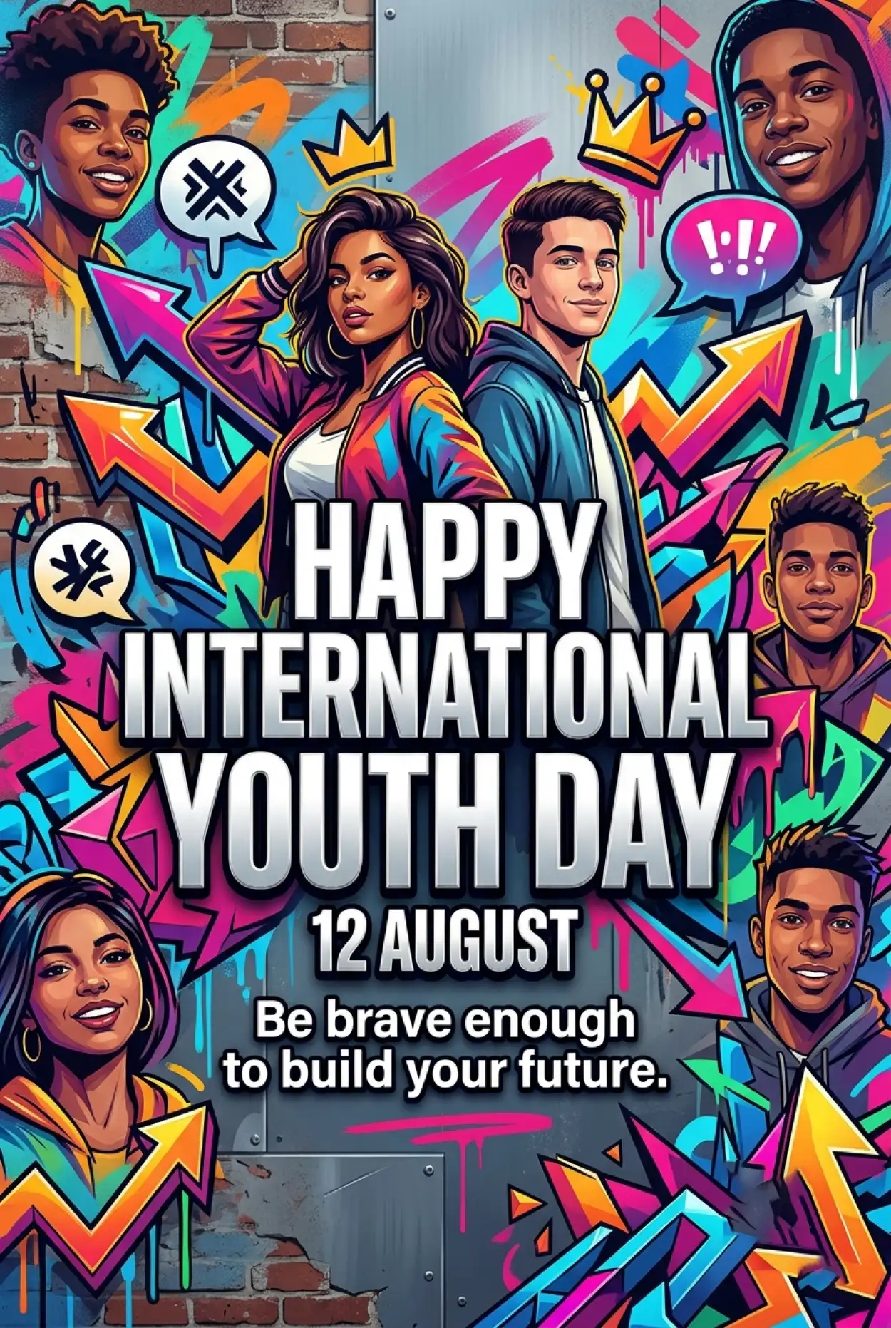 Free Download International Youth Day 2026 Social Media Banner - High Quality International Youth Day 2026 Image
