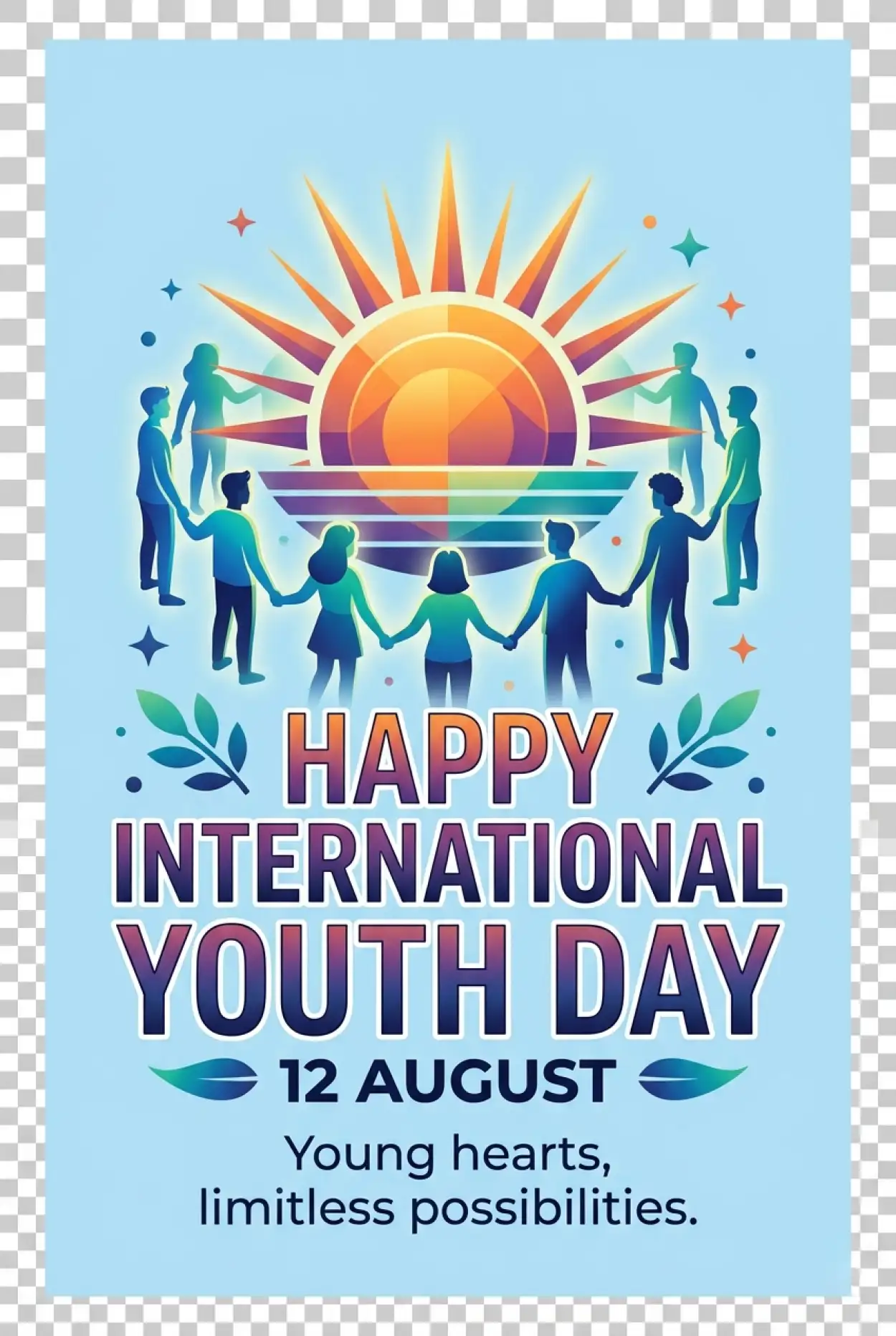Free Download International Youth Day 2026 Vector Illustration - High Quality International Youth Day 2026 Image