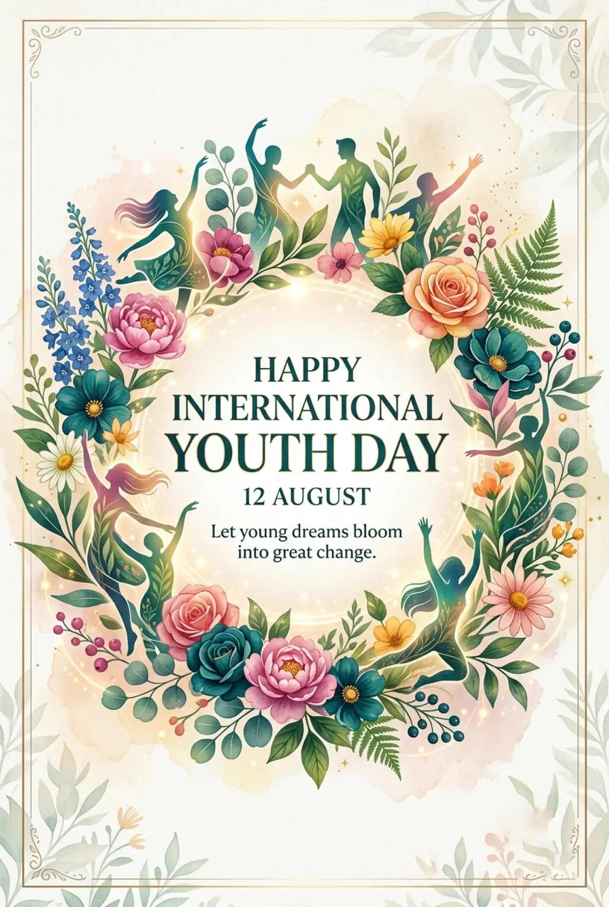 Free Download International Youth Day 2026 Whatsapp Greeting - High Quality International Youth Day 2026 Image