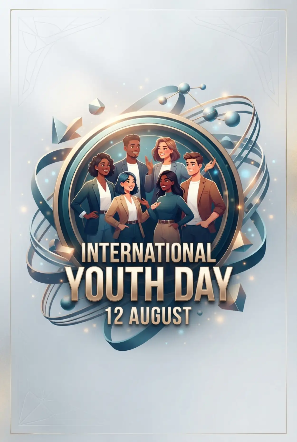 Free Download International Youth Day 2026 Youth Leadership Banner - High Quality International Youth Day 2026 Image