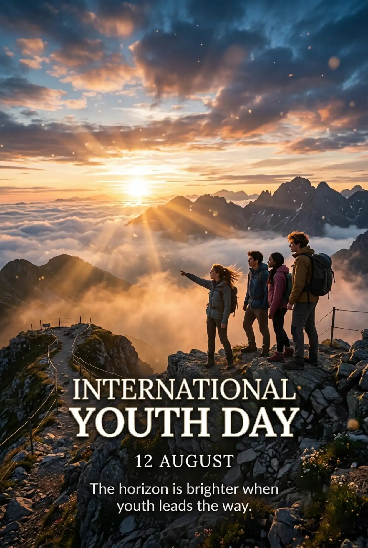 Free Download International Youth Day 2026 Youth Quotes - High Quality International Youth Day 2026 Image