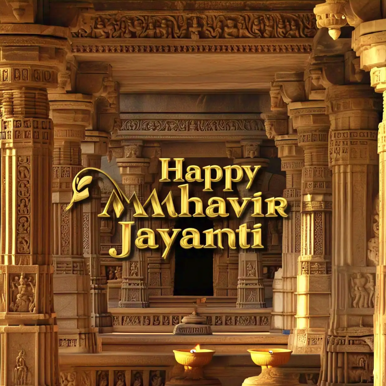 Free Download Jain Community Mahavir Jayanti Celebrations - High Quality Happy Mahavir Jayanti Background