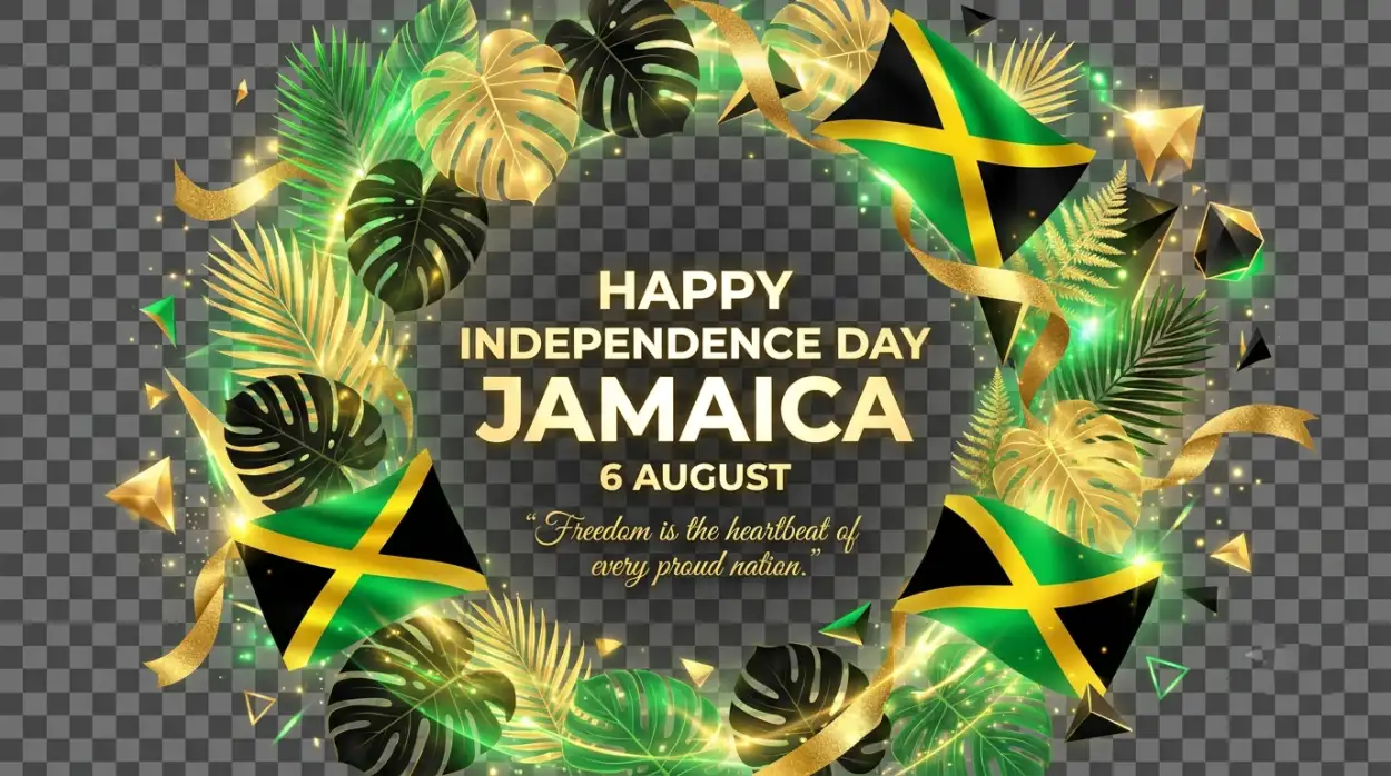 Free Download Jamaica Independence Day 2026 Abstract Background - High Quality Jamaica Independence Day 2026 Background Image