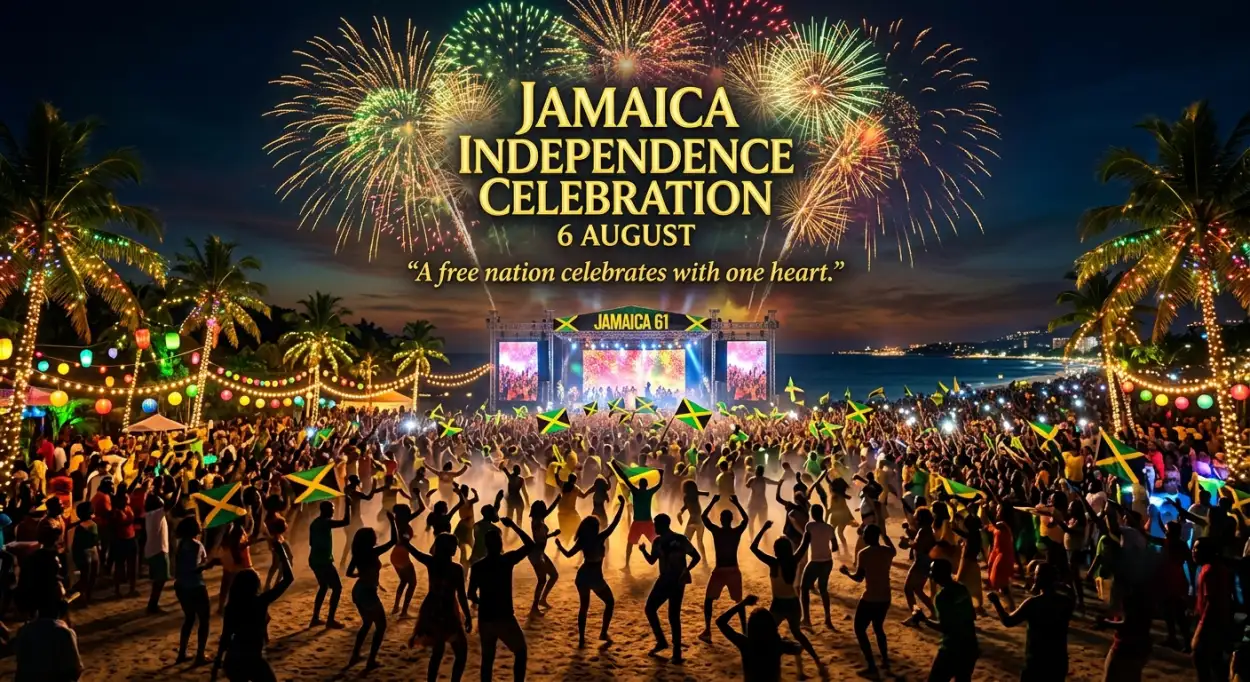 Free Download Jamaica Independence Day 2026 Brochure Cover - High Quality Jamaica Independence Day 2026 Image