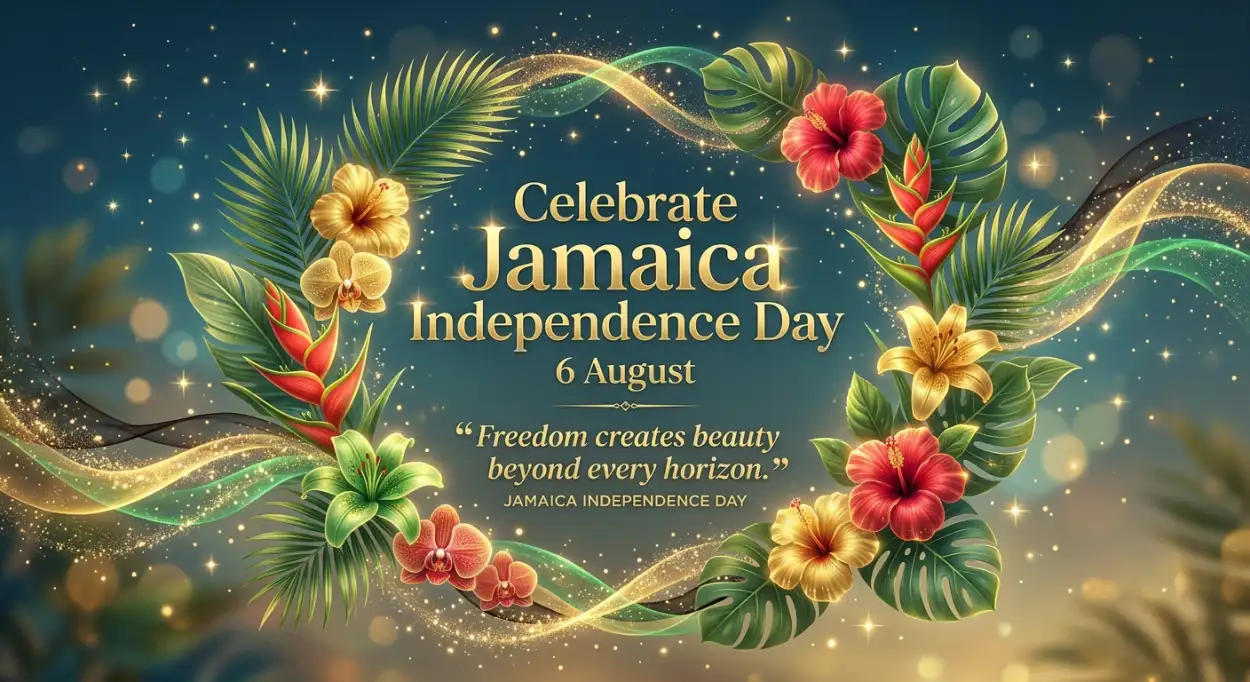 Free Download Jamaica Independence Day 2026 Coloring Page - High Quality Jamaica Independence Day 2026 Image