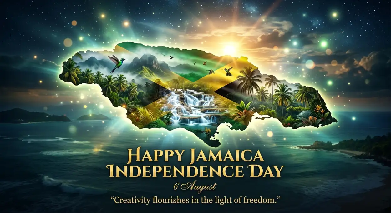 Free Download Jamaica Independence Day 2026 Creative Artwork - High Quality Jamaica Independence Day 2026 Image