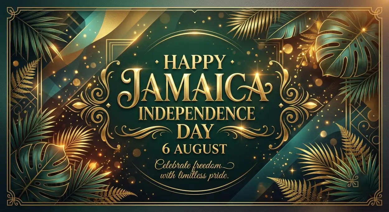 Free Download Jamaica Independence Day 2026 Editable Template - High Quality Jamaica Independence Day 2026 Image