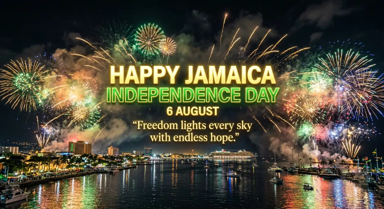 Free Download Jamaica Independence Day 2026 Fireworks - High Quality Jamaica Independence Day 2026 Image
