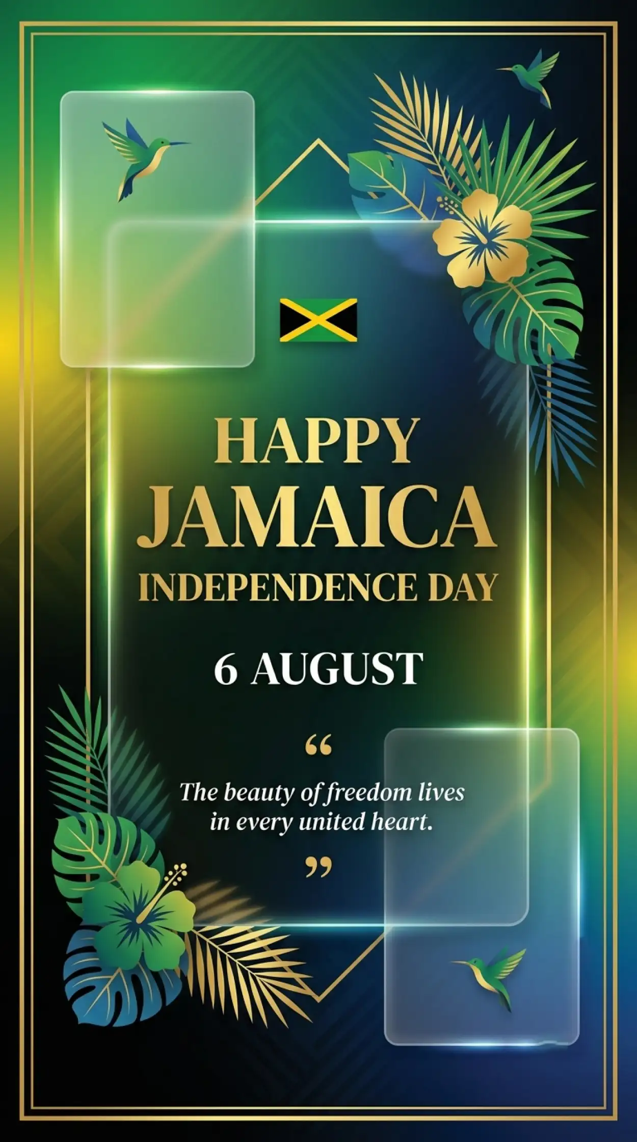 Free Download Jamaica Independence Day 2026 Instagram Story - High Quality Jamaica Independence Day 2026 Image
