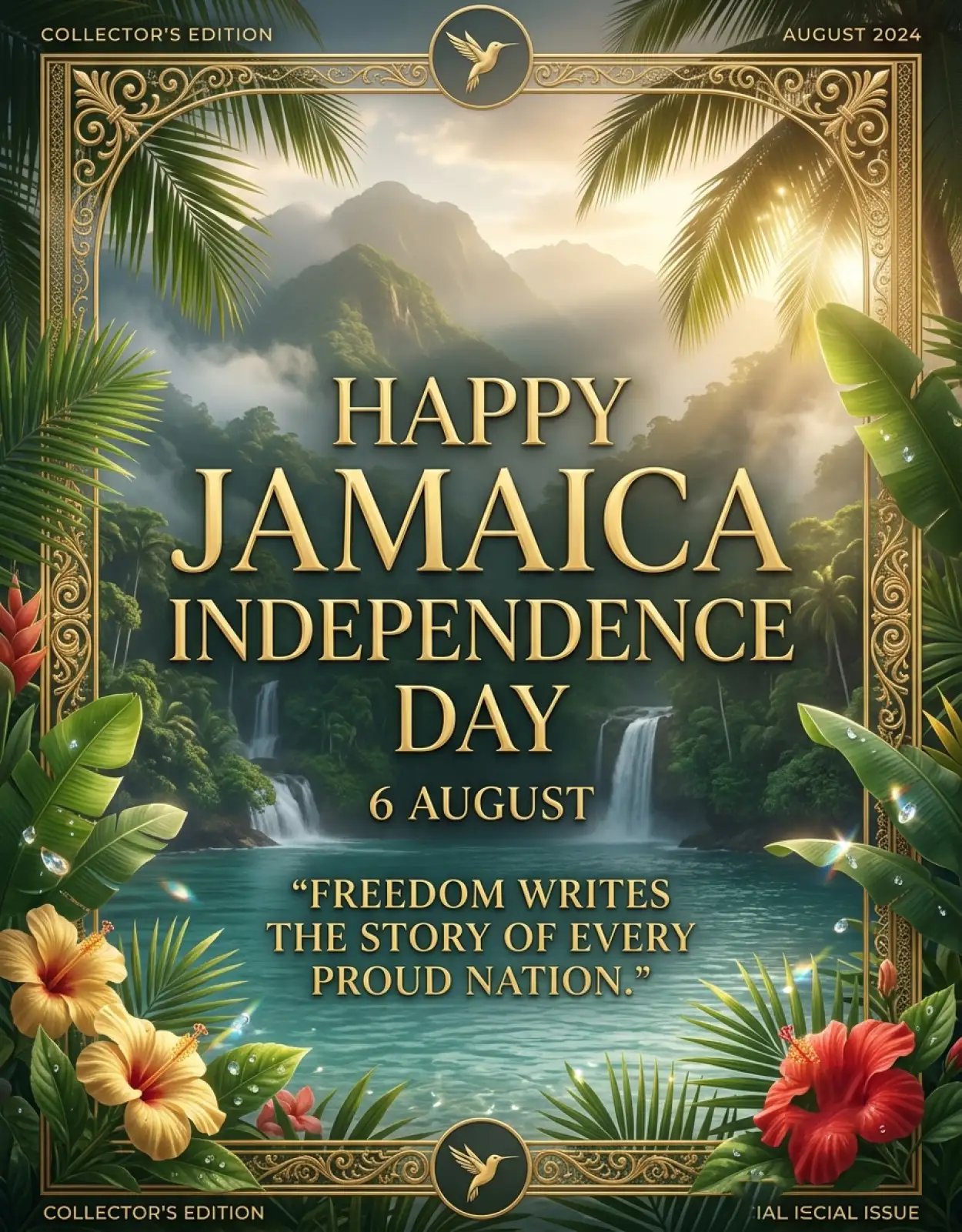 Free Download Jamaica Independence Day 2026 Patriotic Wallpaper - High Quality Jamaica Independence Day 2026 Image