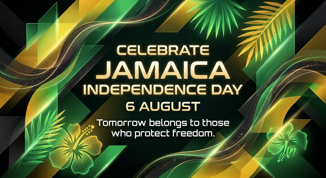 Free Download Jamaica Independence Day 2026 Website Hero Banner - High Quality Jamaica Independence Day 2026 Image