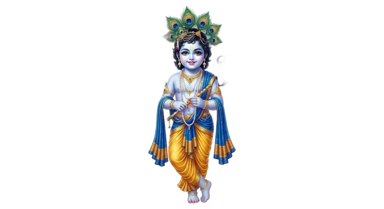 Free Download Janmashtami Border Png Transparent Background 2026 - High Quality Krishna Janmashtami Png 2026 Transparent PNG