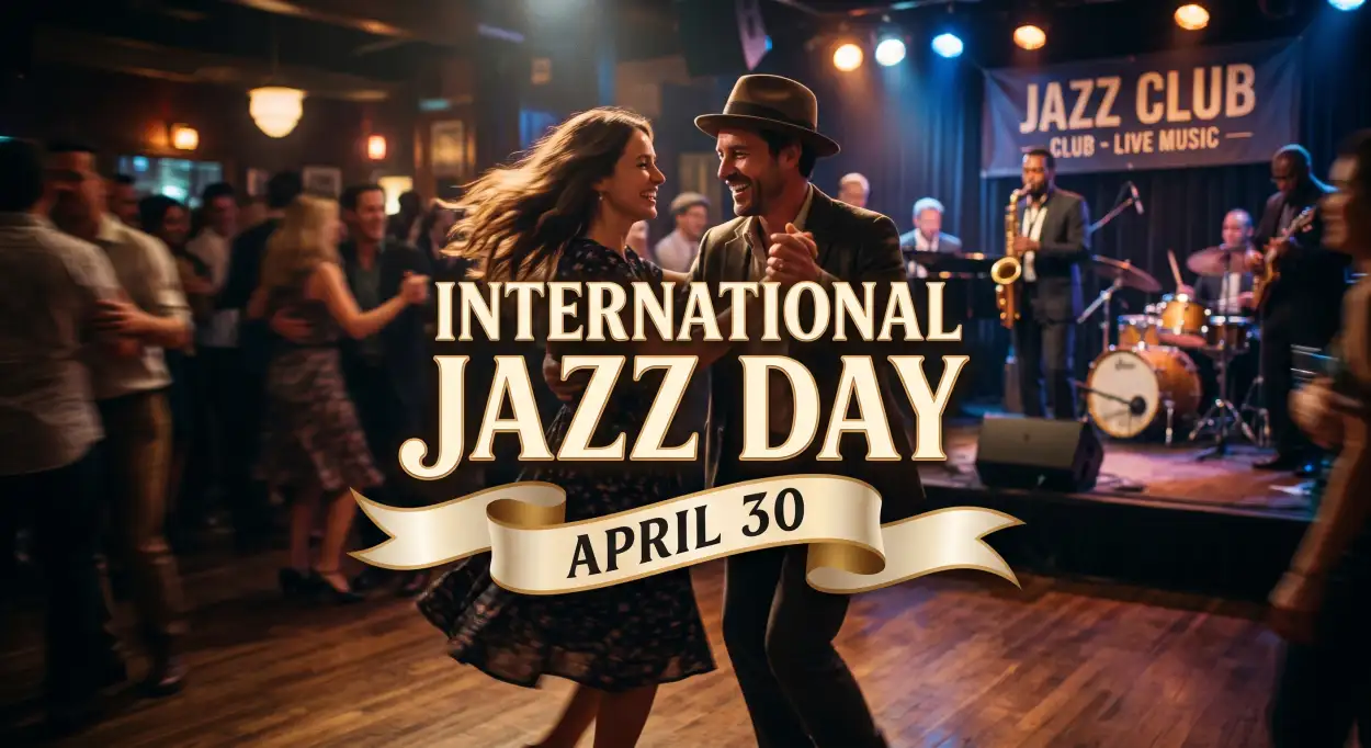 Free Download Jazz Day Event Social Media Promotion - High Quality International Jazz Day 2026 Image