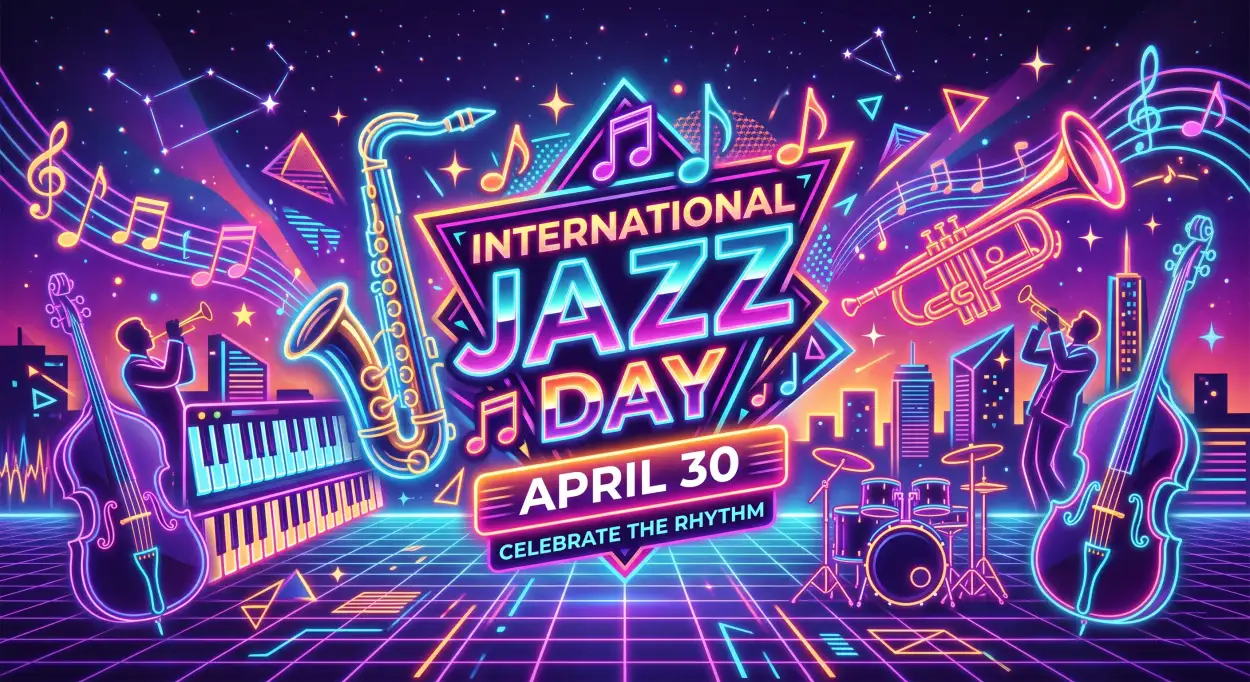 Free Download Jazz Day Premium Social Media Creatives - High Quality International Jazz Day 2026 Image