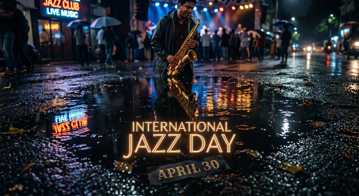 Free Download Jazz Day Whatsapp Dp Images - High Quality International Jazz Day 2026 Image