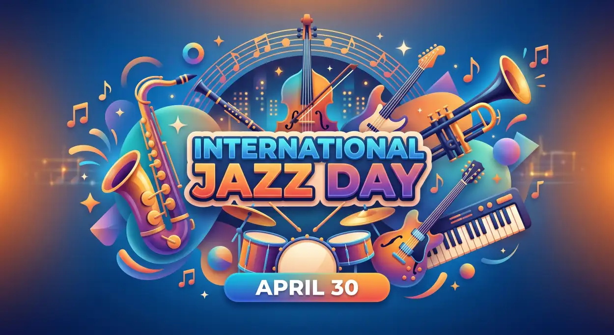 Free Download Jazz Theme Background Hd Images - High Quality International Jazz Day 2026 Background Image